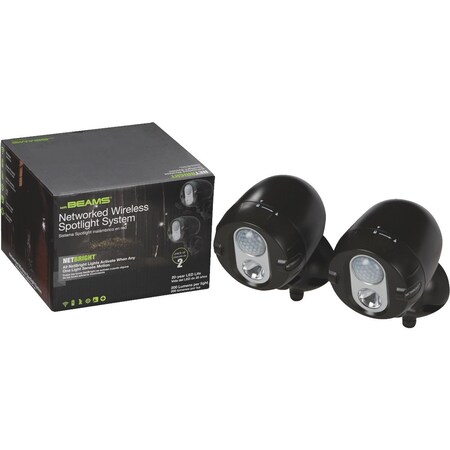 Mr Beams/Wireless Environment Llc 2Pk Brn Motio Spotlight MBN352-BRN-02-04